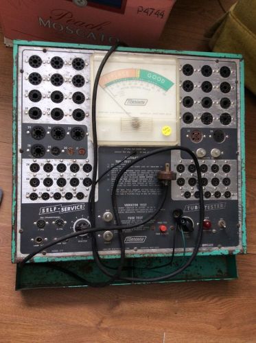 Vintage Tube Tester Mercury Model 202  Works Well