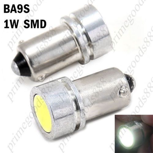 2 x DC 12V BA9S 1W COB LED Car White Lights Lamp Instruction Bulb License Light