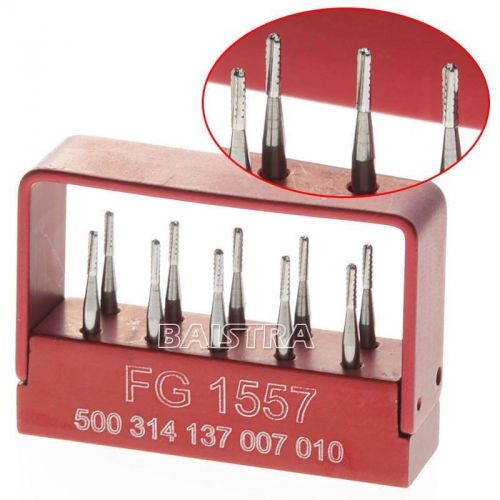 New SBT Dental Tungsten Steel burs FG-1557 For High speed Handpiece 10pcs/box