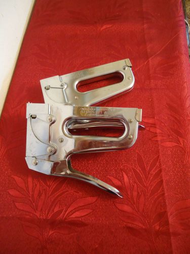 Vintage Arrow Fastener Mod. T50 Heavy Duty Tacker Staple Gun Stapler - 2 pcs