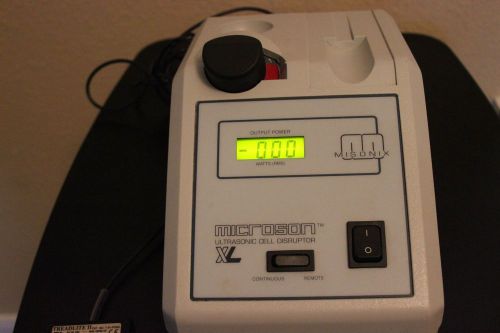 Misonix Microson XL2000 Sonicator UltraSonic Processor/Homogenizer w/Foot Switch