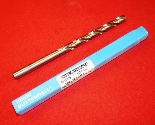 Union Butterfield 4710020 27/64&#034; HSS Taper Length Drill Bit  7.4&#034; OAL USA Made