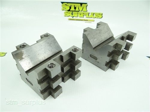 PAIR OF PRECISION 1-1/2&#034; CAPACITY V BLOCKS