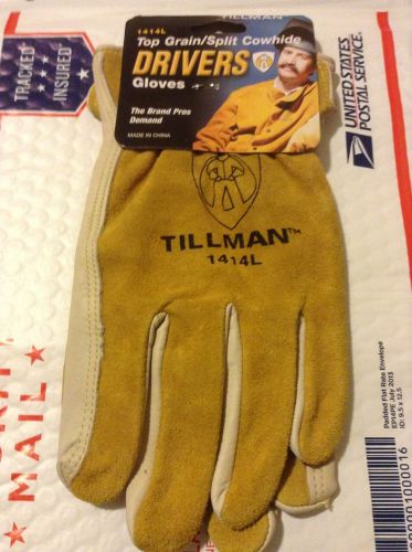 TILLMAN 1414L DRIVERS GLOVES  LARGE Cowhide