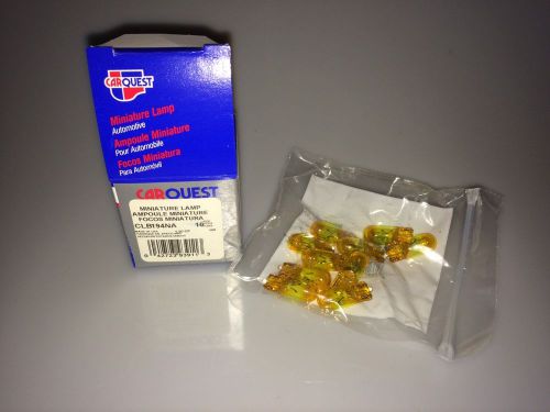 CarQuest 194NA Natural Amber Miniature Lamp bulb  Pack of 10