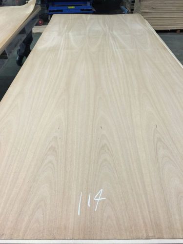 Wood veneer mahogany 48x120 1pc total wood backed &#034;exotic&#034;wcw 114 for sale