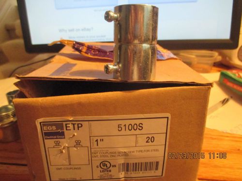 5100S 1&#034; EMT SET SCREW CONNECTORS    K AUC 1