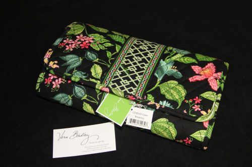 Vera Bradley Rare &amp; Retired Botanica Cd/DVD 40 Disc Case Holder Carrier NWT