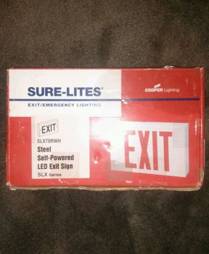 Sure-lite EXIT sign  slx70rwh NIB