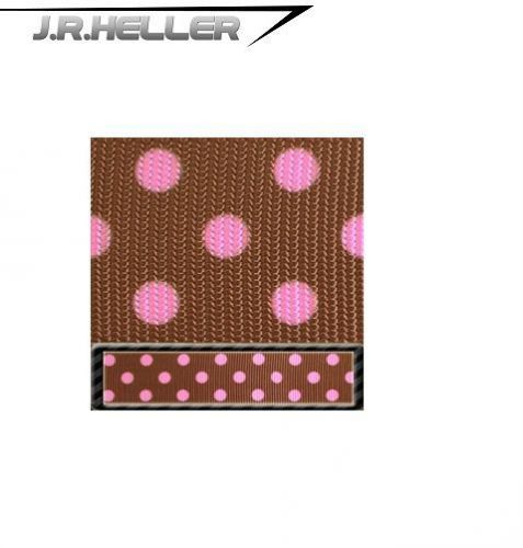 1&#039;&#039; Polyester Webbing (Multiple Patterns) USA MADE!- Polka Dots -1 Yard