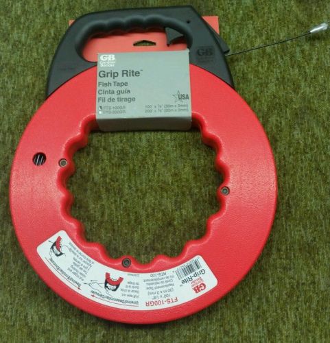 Brand new Gardner Bender Grip Rite 100 ft fish tape - FTS-100GR