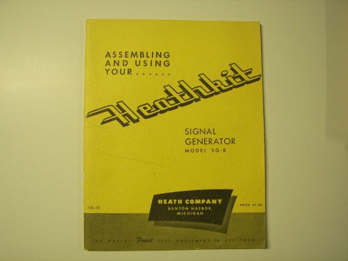 HEATHKIT SG-8 SIGNAL GENERATOR Manual