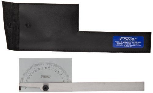 Fowler 52-450-005 Steel Protractor with Semi Circular Head