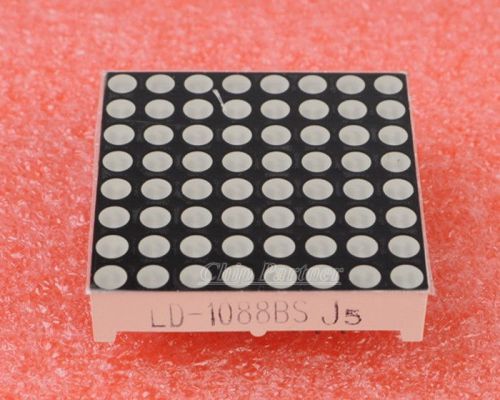 8x8 Dot-Matrix 3mm dia. Red LED Display Common Anode