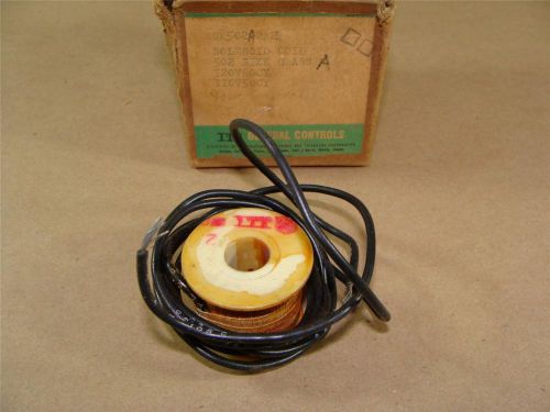 NEW ITT GENERAL CONTROLS CK502A2A24 REPLACEMENT SOLENOID COIL 120V CLASS A #502