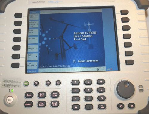 Agilent E7495B Wireless Base Station Test Set W OPTS. &amp; Carry Case