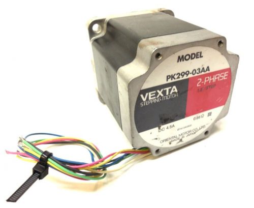 Vexta oriental motor co., stepping motor pk299-03aa, 2 phase, 1.8 deg./ step for sale