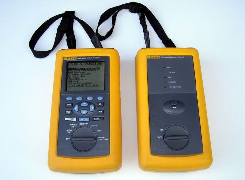 Fluke dsp-4000 cable tester complete set free shipping 49 states for sale