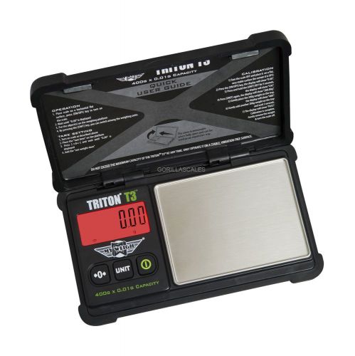 My Weigh Triton T3 400 Precision Pocket Scale 400g x 0.01g Carat Tough Design