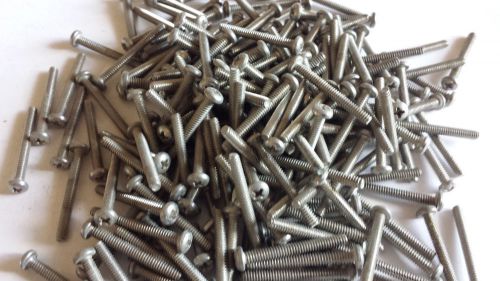 Stainless Steel Phillips Pan Head Machine Screw #4-40 X 1&#034; Qty 105