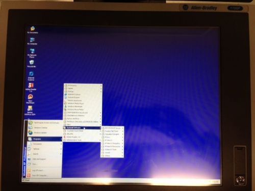 allen bradley 1700P touch panel with PC and license RSview runtime, RSlinx Winxp