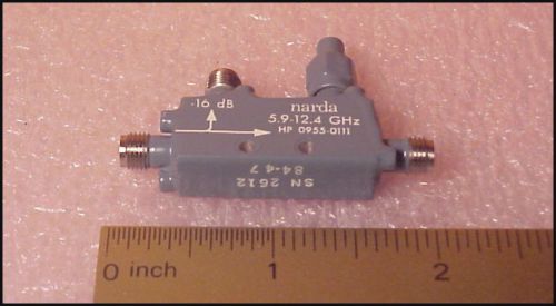 Narda 25017 sma directional coupler 5.9 - 12.4 Ghz