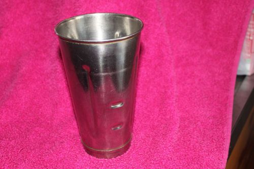 Stainless Steel Milkshake Malt Cup Hamilton Beach 18-8