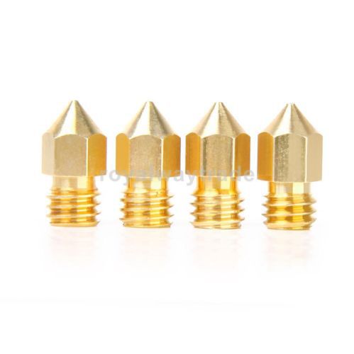 10pcs 0.2mm copper extruder nozzle print head for makerbot mk8 reprap 3d printer for sale