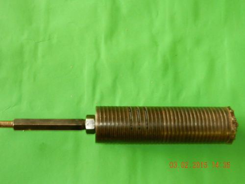 2-1/2&#034; Core Masonry Drill 3/4&#034; Carbide Tiped Piolet 1/2&#034; Shank