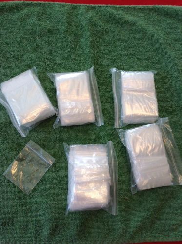 500 2 x 2 plastic ziploc bags