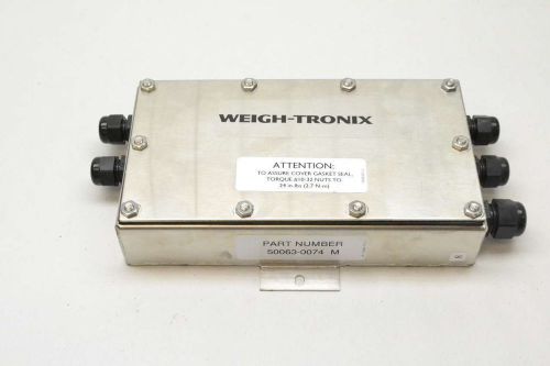 NEW WEIGH TRONIX 50063-0074 4-WEIGH BAR JUNCTION BOX D412762