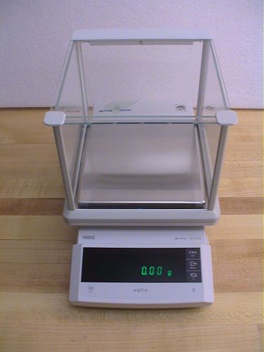 Mettler toledo pg802 balance scale range 810g readability 0.01g w/glass incloser for sale