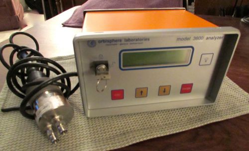 Orbisphere Labratories 3600 Oxygen Analyzer Ozone Hydrogen 3600/120.E Swiss