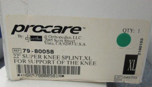 Procare 22&#034; Super Knee Splint XL Ref. 79-80058