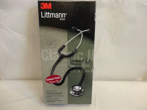 3M Littman Classic II SE Stethoscope 28&#034; Raspberry Rainbow Finish Broken AS IS