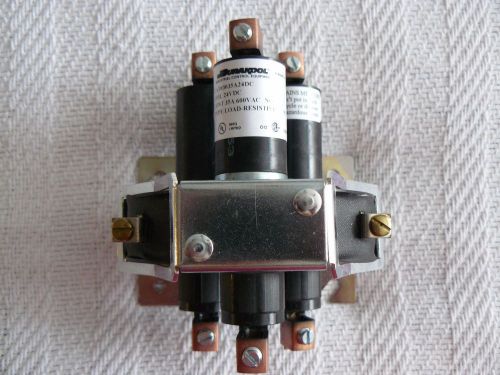 DURAKOOL MERCURY CONTACTOR 3035A24DC 3 POLE 35A 600VAC NO