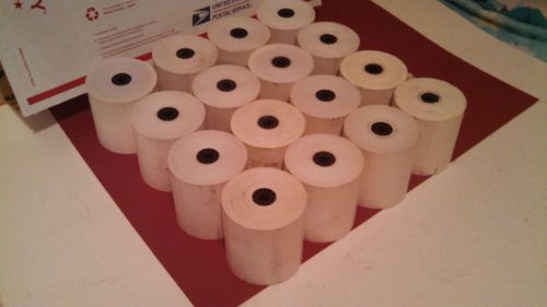 16 rolls RECEIPT PAPER  3-1/8&#034; x 220&#039; THERMAL RECEIPT PAPER - 16 NEW ROLLS