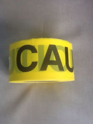 Caution Tape - 3&#034; x 1000&#039; Yellow