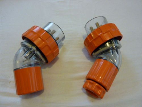 PDL - 56PA420 Plug Top - Angled - 4 Round Pin - 20A - 500V - IP66