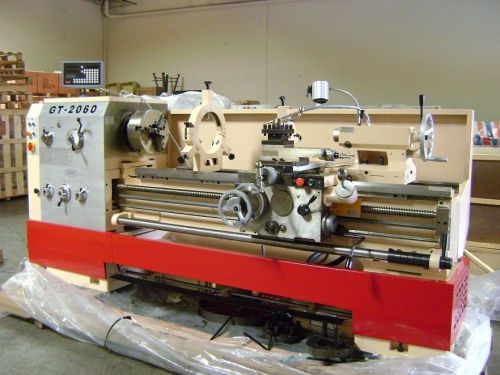 NEW GMC GT-2080 20&#034; x 80&#034; HEAVY DUTY PRECISION ENGINE LATHE w/FREE TAPER ATTCH.