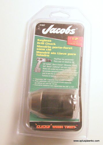 Keyless Drill Chuck- Jacobs #31037 1/2&#034; New