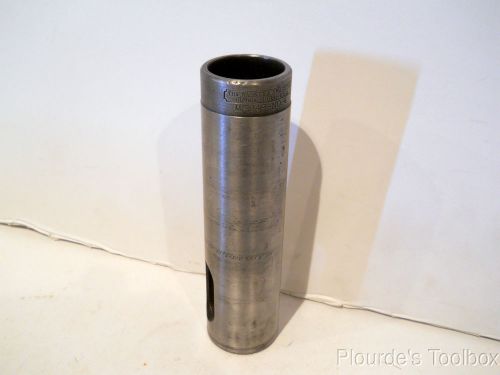 Used warner &amp; swasey #4 morse taper adapter, 5.75&#034; oal, 1.5&#034; od, m-949-no.4 for sale