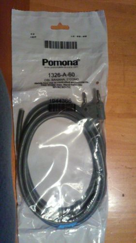 Pomona 1326-A-60 DBL Banana, 2 Conductor