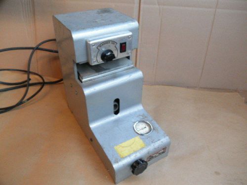 WARNER 100B HEAT PRESS HYDRAULIC  VULCANIZER IMPRINTER INJECTION MOLDING