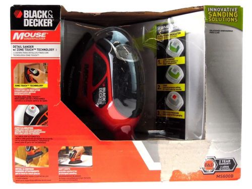 NIB BLACK &amp; DECKER Model MS600B Multi-Color Mouse Detail Sander/Polisher