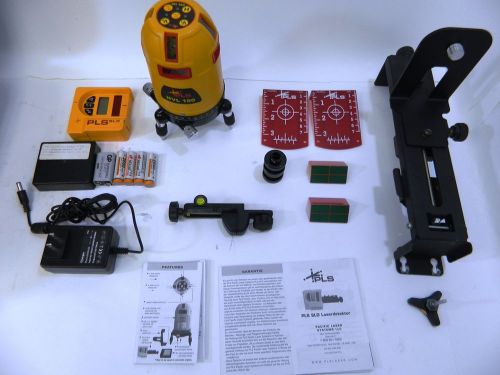 PLS Laser HVL100 360 Degree Horizontal + Vertical Laser Level w/ Receiver