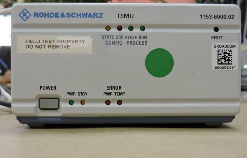 R&amp;S®TSMU Radio Network Analyzer