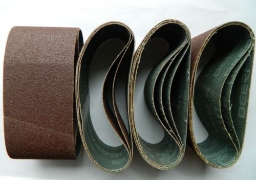 11 PC SANDING BELTS 3&#034; X 15-1/2&#034;  60 GRIT,DEER BRAND