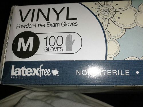 100 VINYL GLOVES medium