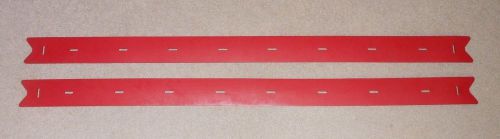 ONE PAIR (2) FLOOR MACHINE SQUEEGEE -- GSQ1029AR  -- RED